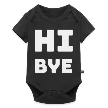 SALUT BYE - Body à manches courtes Premium Bébé - noir - Devant