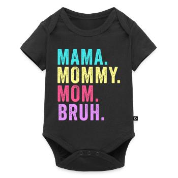 Maman Maman Maman Bruh - Body à manches courtes Premium Bébé - noir - Devant