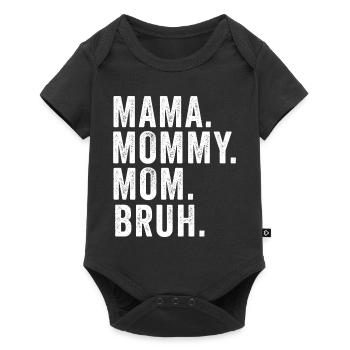 Maman Maman Maman Bruh - Body à manches courtes Premium Bébé - noir - Devant