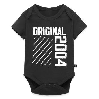 Original 2004 20th Anniversary Retro Geschenk - Baby Premium Kurzarmbody - Schwarz - Vorne