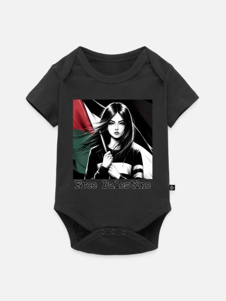 Befreit Palästina - Baby Premium Kurzarmbody - Schwarz