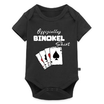 Jumelles Chemise Officielle - Body à manches courtes Premium Bébé - noir - Devant