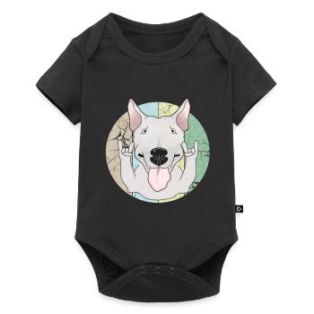 SCHIKANIEREN - Baby Premium Kurzarmbody - Schwarz - Vorne