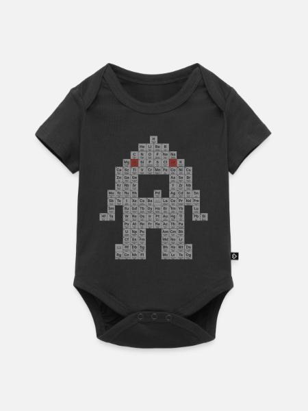 Periodensystem - Baby Premium Kurzarmbody - Schwarz