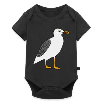 Gull - Baby Premium short-sleeve bodysuit - black - Front