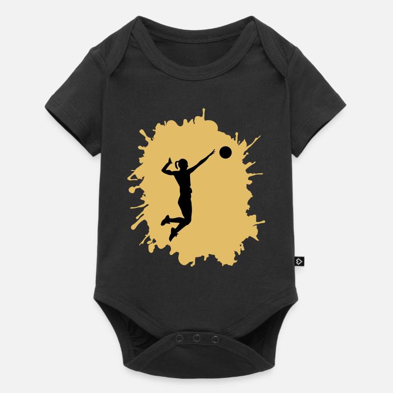 Blobs de handball pour femmes - Body à manches courtes Premium Bébé - noir