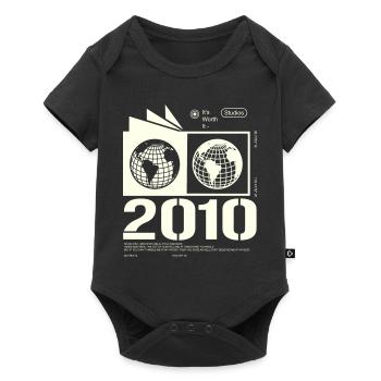 Vintage 2010 Retro Birthday Gift 2010 - Baby Premium short-sleeve bodysuit - black - Front