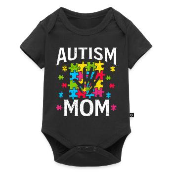 Autisme - Body à manches courtes Premium Bébé - noir - Devant
