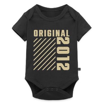 Original 2012 Authentic 2012 Vintage Bursdag - Body à manches courtes Premium Bébé - noir - Devant