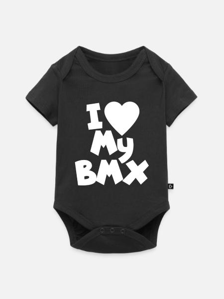 BMX - Baby Premium Kurzarmbody - Schwarz