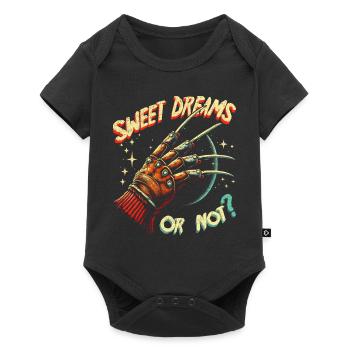 Un cauchemar sur Elm Street - De beaux rêves, ou pas ? - Body à manches courtes Premium Bébé - noir - Devant