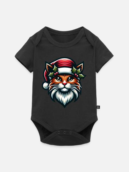 Kater - Baby Premium Kurzarmbody - Schwarz