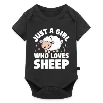 Sheep Sheep Farmer Lamb Farmer - Baby Premium short-sleeve bodysuit - black - Front