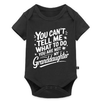 Papy Grand-père Famille Fête des pères - Body à manches courtes Premium Bébé - noir - Devant