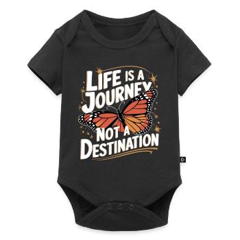 Butterfly Monarch Butterfly Colorful Butterflies - Baby Premium short-sleeve bodysuit - black - Front