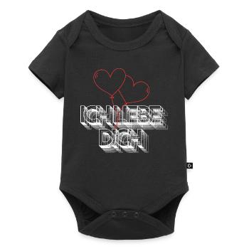 I love you - Baby Premium short-sleeve bodysuit - black - Front