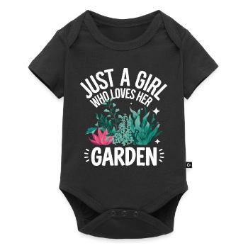 Gardener Garden Plants Gardening - Baby Premium short-sleeve bodysuit - black - Front