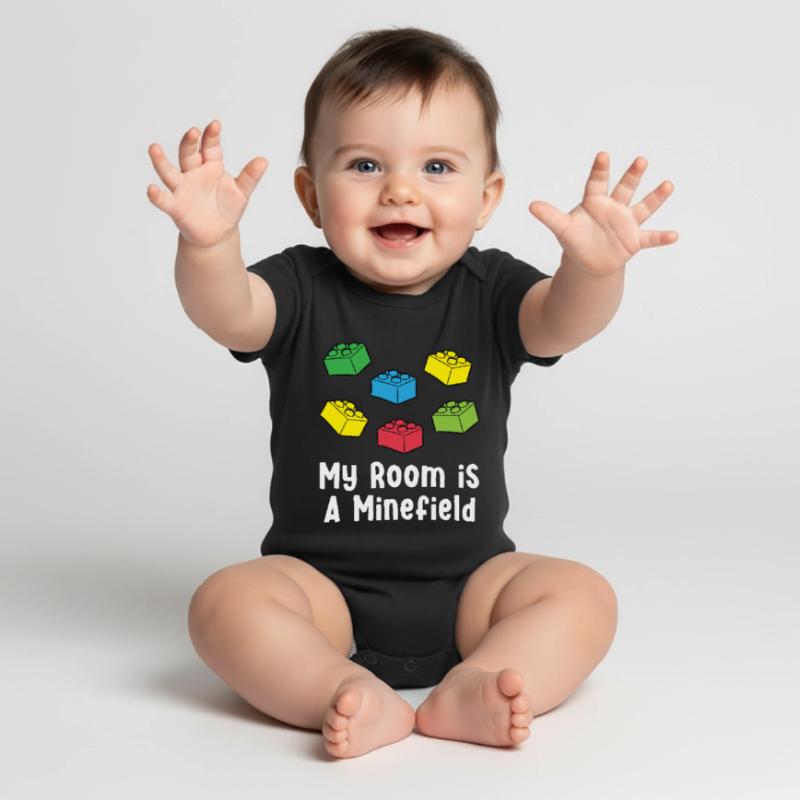 Brick Builder Brick Building Master Builder Baby Premium short-sleeve bodysuit