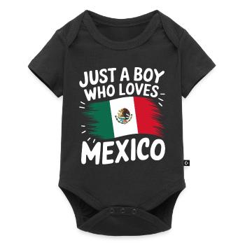 Mexico Mexico Mexican Spanish - Baby Premium short-sleeve bodysuit - black - Front