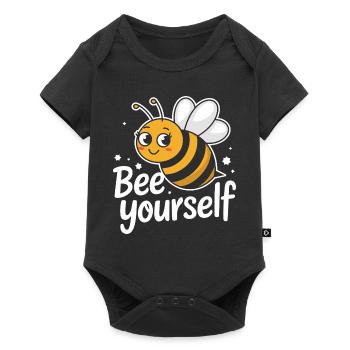 abeille abeille apicultrice abeille abeille - Body à manches courtes Premium Bébé - noir - Devant