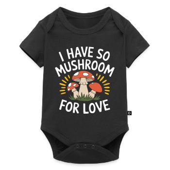 Champignons Champignons Champignon Champignon - Body à manches courtes Premium Bébé - noir - Devant