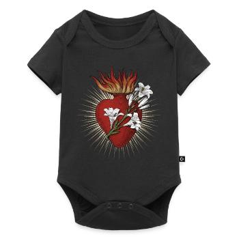 The Most Chaste Heart of Joseph - Baby Premium short-sleeve bodysuit - black - Front