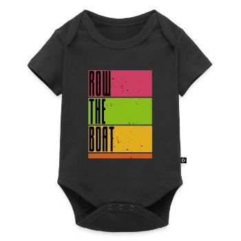 Row the Boat - Rowing - Rowing - Rower - Rower - Baby Premium short-sleeve bodysuit - black - Front