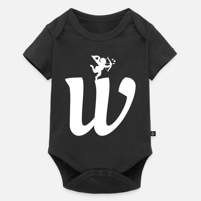 W - Body à manches courtes Premium Bébé - noir