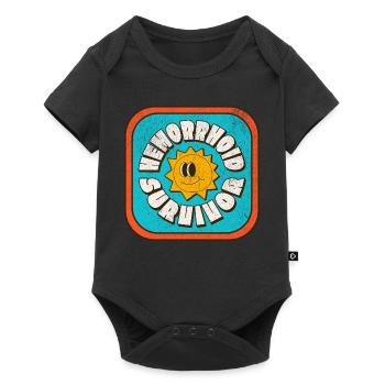 Hemorrhoid Survivor - Baby Premium short-sleeve bodysuit - black - Front