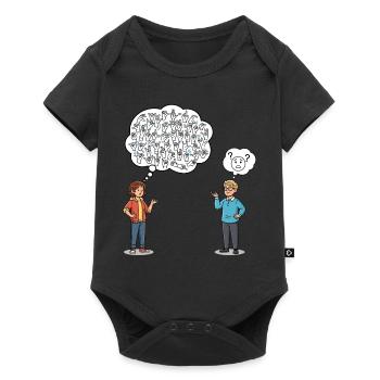 Sign language: misunderstandings included! - Baby Premium short-sleeve bodysuit - black - Front