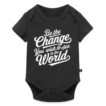 Be The Change You Wish to See in the World Womens - Baby Premium short-sleeve bodysuit - black - Front