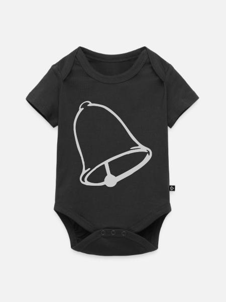 Glocke - Baby Premium Kurzarmbody - Schwarz