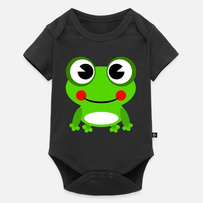 frog - Baby Premium short-sleeve bodysuit - black