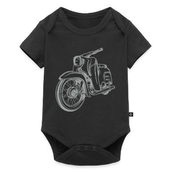Simson Schwalbe KR51 Vintage Silhouette Ligne - Body à manches courtes Premium Bébé - noir - Devant