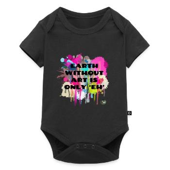 Quote - Baby Premium short-sleeve bodysuit - black - Front