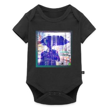 Les illusions d'optique - Body à manches courtes Premium Bébé - noir - Devant