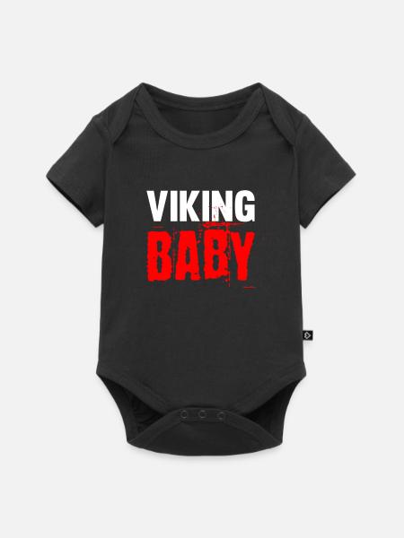 Viking Bébé - Body à manches courtes Premium Bébé - noir