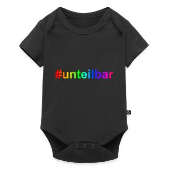 unteilbar wirsindmehr Demo gegen rechts - Baby Premium Kurzarmbody - Schwarz - Vorne