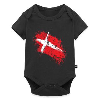 Denmark - Baby Premium short-sleeve bodysuit - black - Front