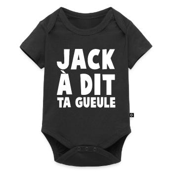 JACK A DIT - Body à manches courtes Premium Bébé - noir - Devant