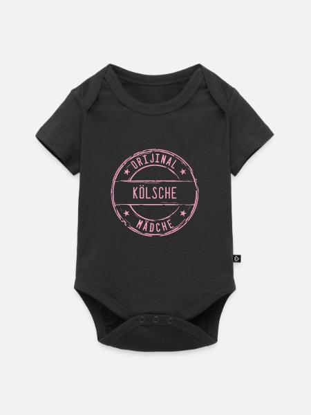 Köln Kölner Mädchen Mädel Frau Karneval Colonia - Baby Premium Kurzarmbody - Schwarz