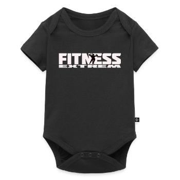 fitness extreme sport - Baby Premium short-sleeve bodysuit - black - Front
