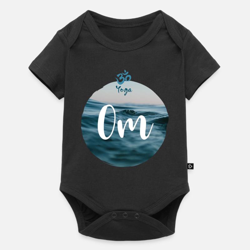 Yoga om - Baby Premium short-sleeve bodysuit - black