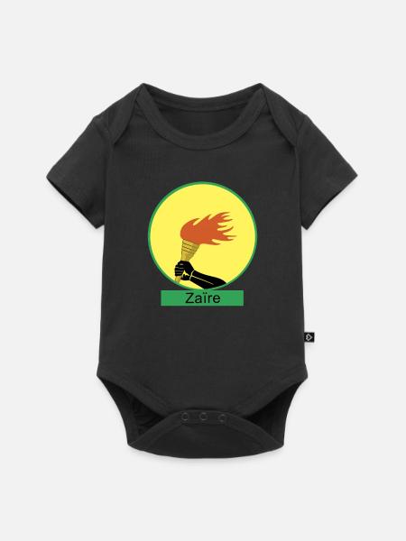 Zaire 1 - Baby Premium Kurzarmbody - Schwarz