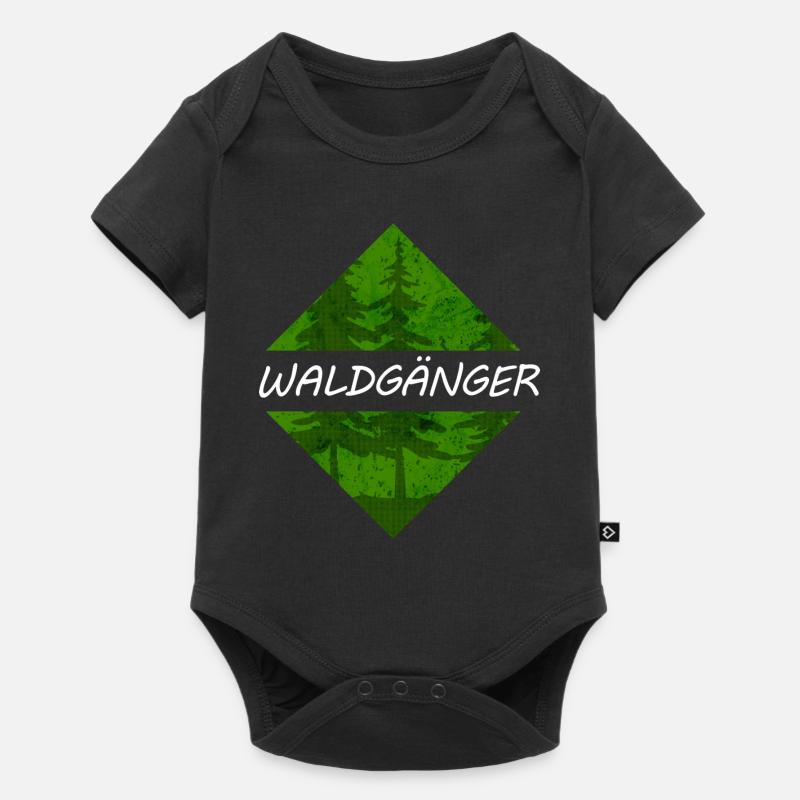 Der Waldgänger - Baby Premium Kurzarmbody - Schwarz