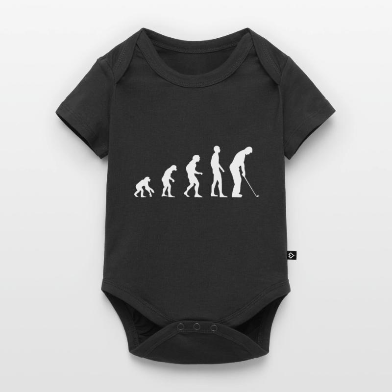 EVOLUTION Golf Blanc Body à manches courtes Premium Bébé