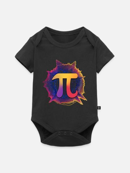 Pi Symbol - Baby Premium Kurzarmbody - Schwarz
