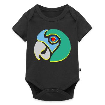 parrot - Baby Premium short-sleeve bodysuit - black - Front