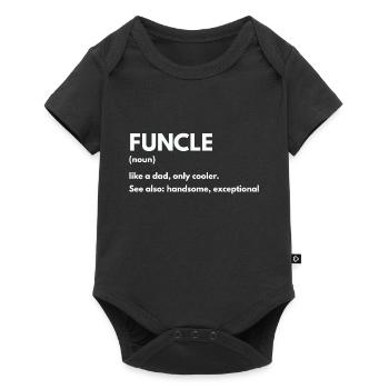 Funcle - Baby Premium short-sleeve bodysuit - black - Front