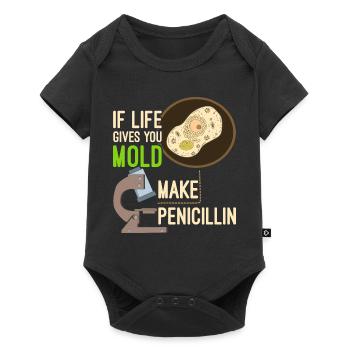 biology - Baby Premium short-sleeve bodysuit - black - Front